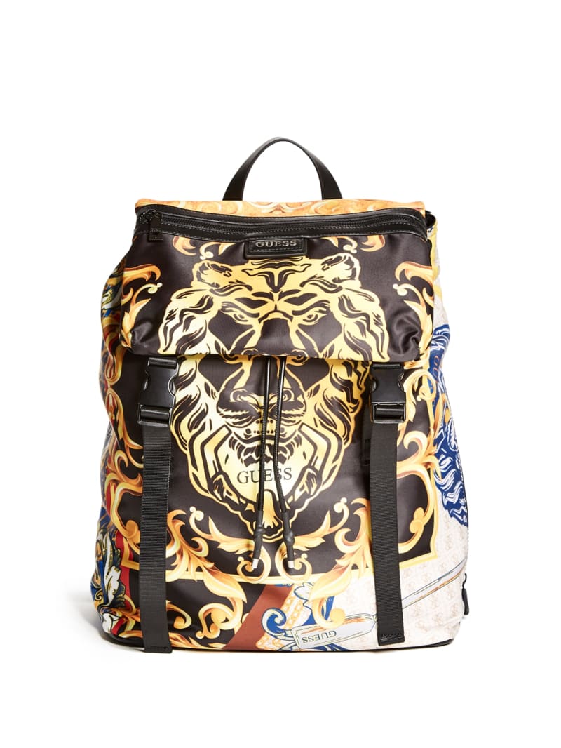 red guess backpack purse