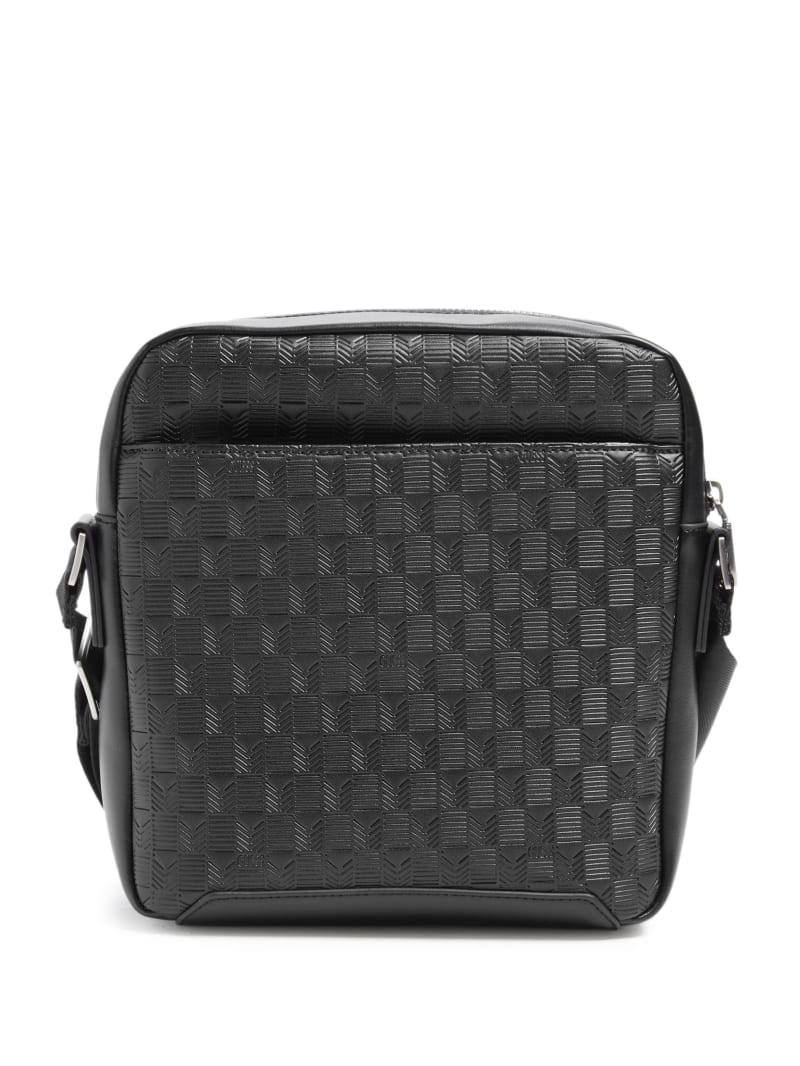 GUESS Eco Torino G-Wave バックパック★高級感×実用性◎ Eco Torino Debossed G-Wave Rounded Backpack | GUESS