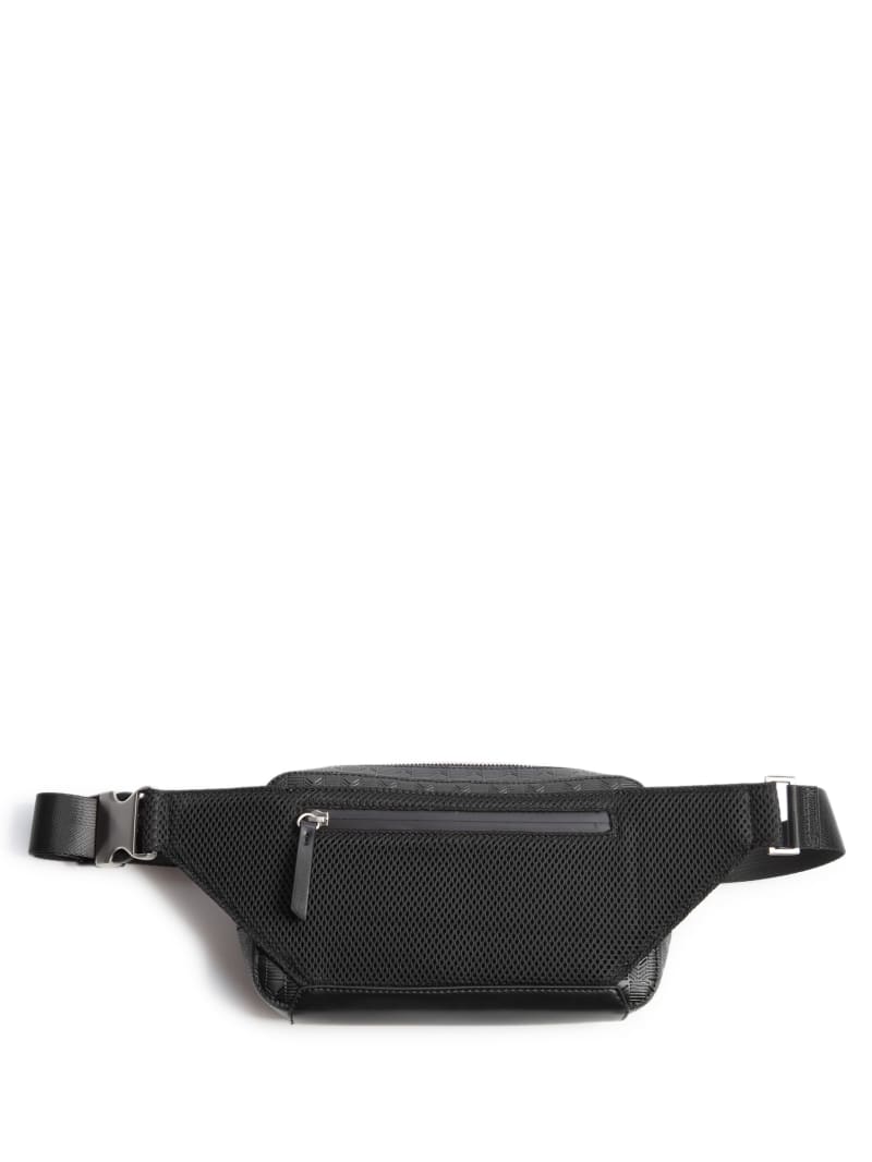 Eco Torino Debossed G-Wave Bum Bag | GUESS