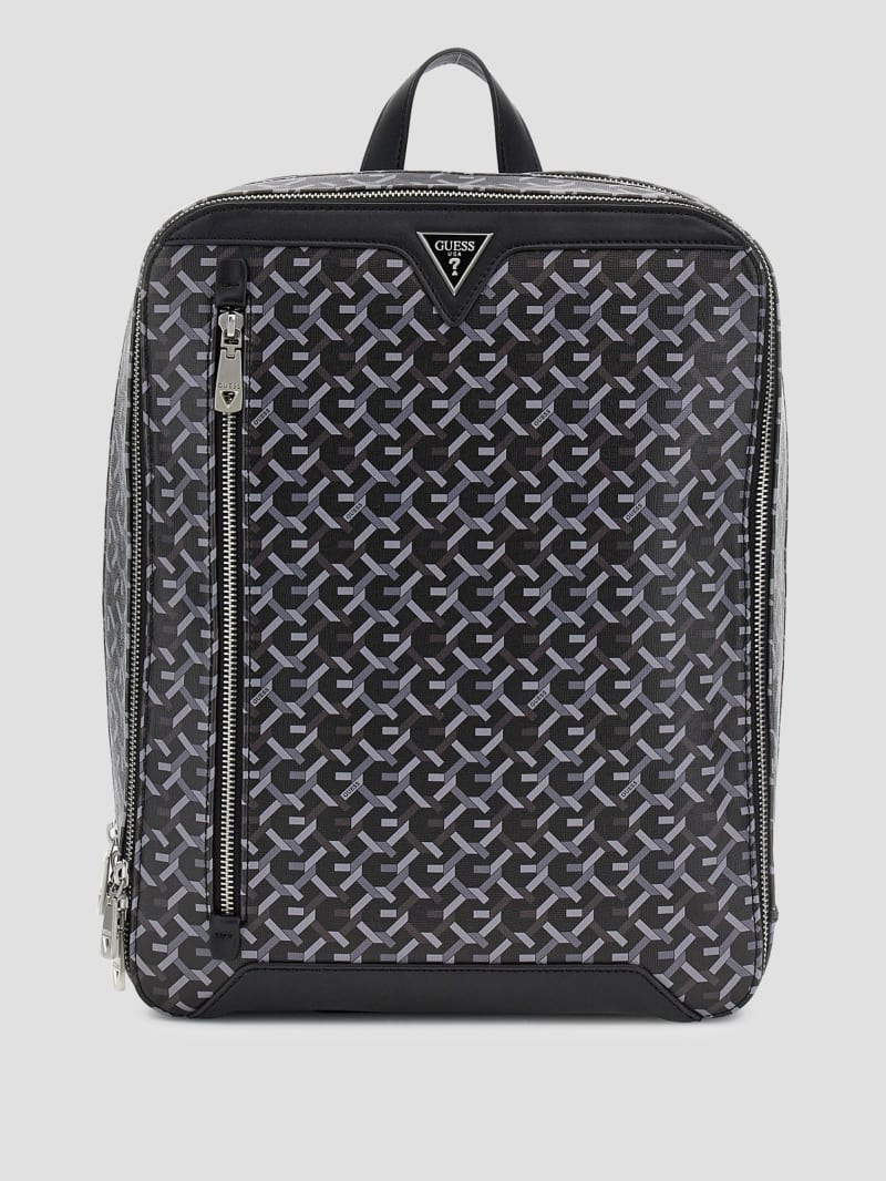 G Woven Compact Squared Backpack GUESS Canada