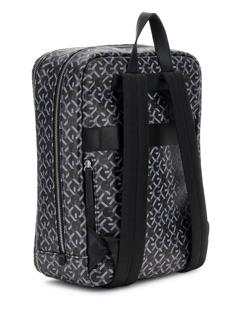 Guess monogram backpack hot sale