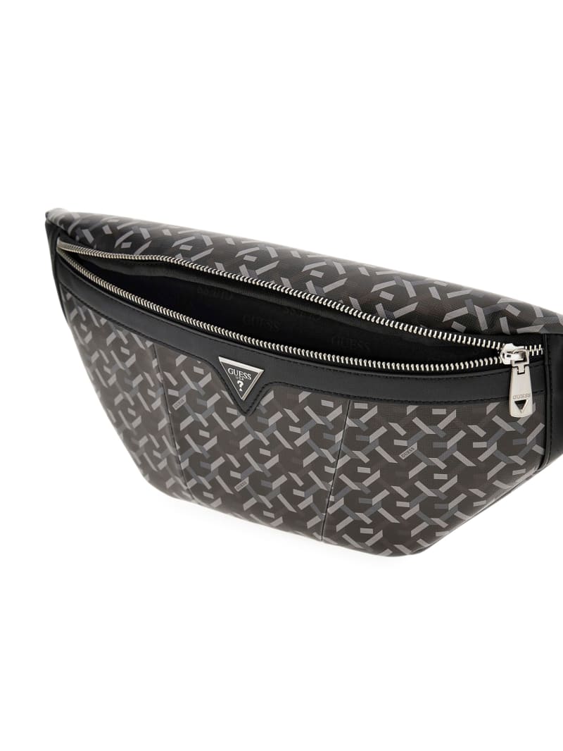 Black guess fanny pack shop
