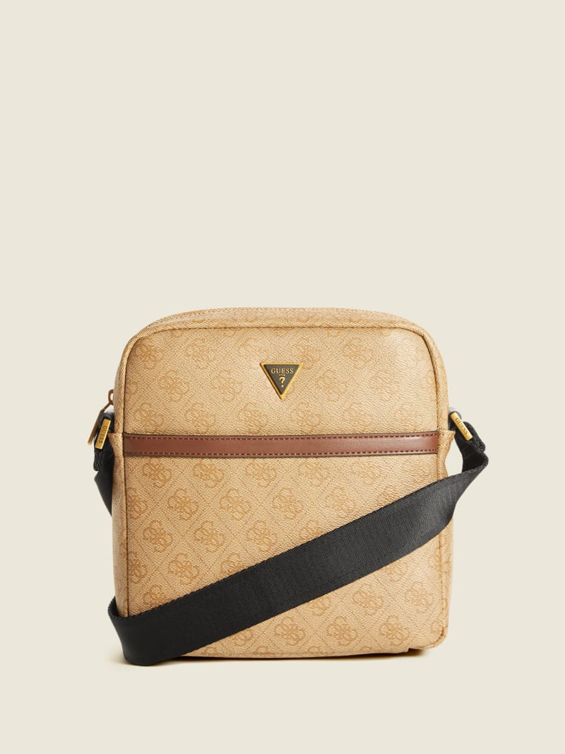 Guess Vezzola Smart Flat Crossbody - Brown - One Size