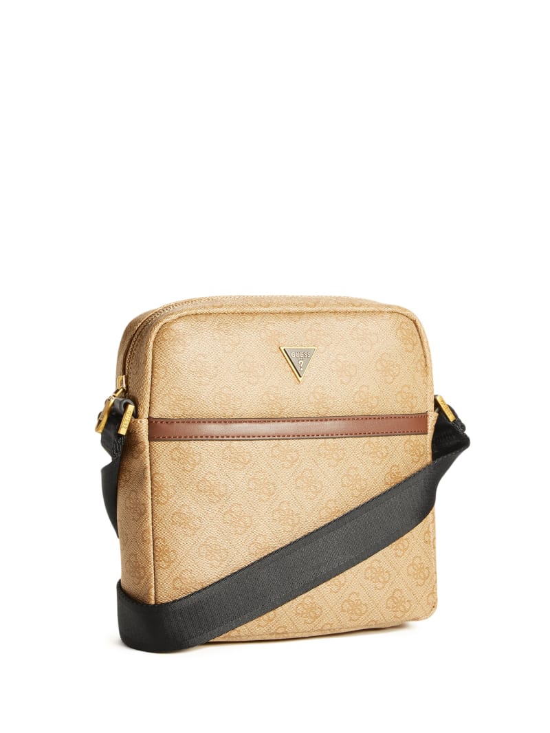 Guess Vezzola Smart Flat Crossbody - Brown - One Size