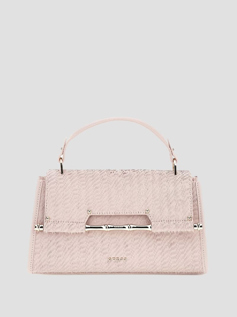 Iris Textured-leather Shoulder Bag