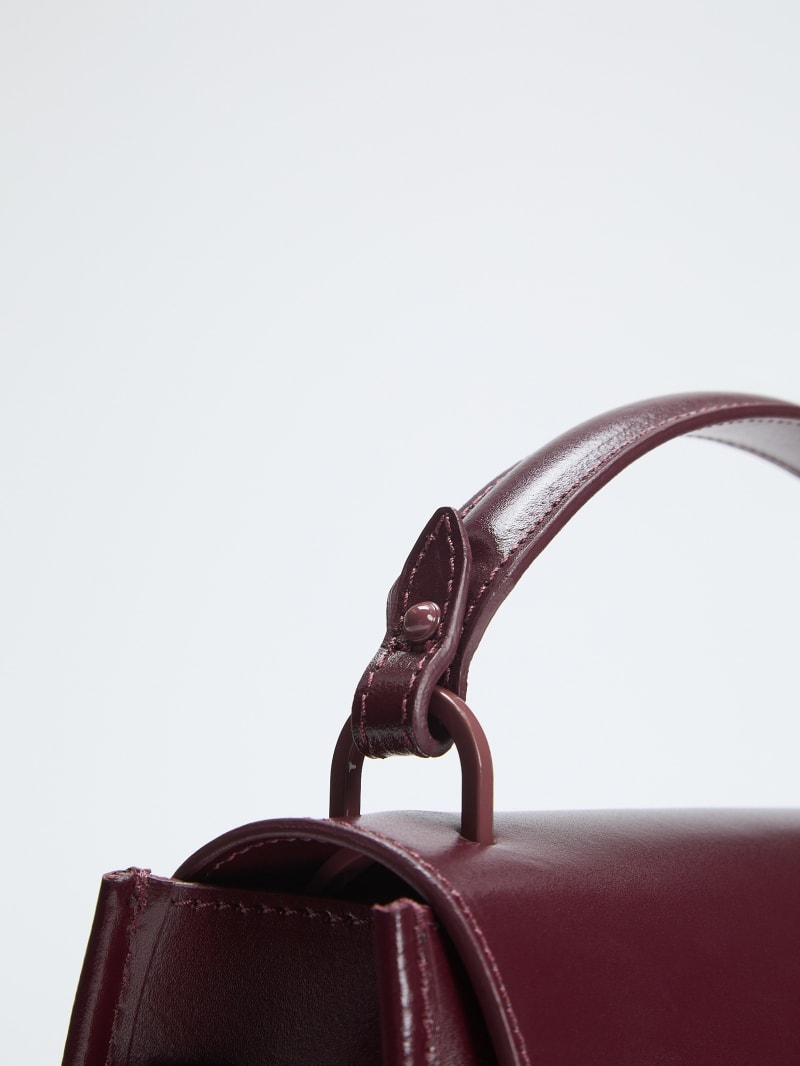 Iris Bamboo Leather Satchel