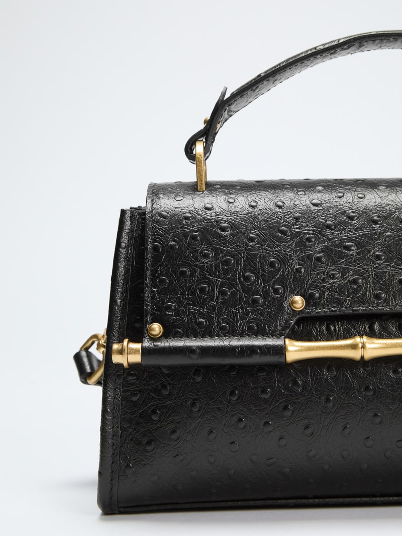 Iris Bamboo Mini Leather Satchel