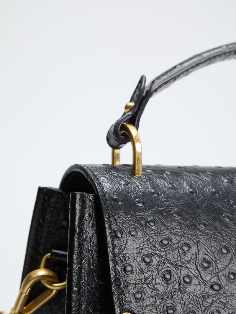 Iris Bamboo Mini Leather Satchel