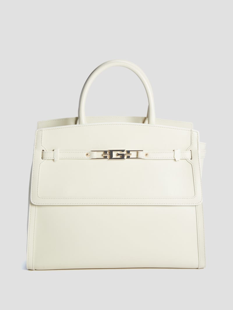 GUESS® Cristina Leather Medium Satchel