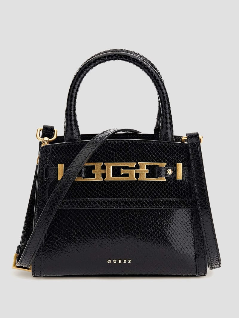 Cristina Small Leather Satchel GUESS