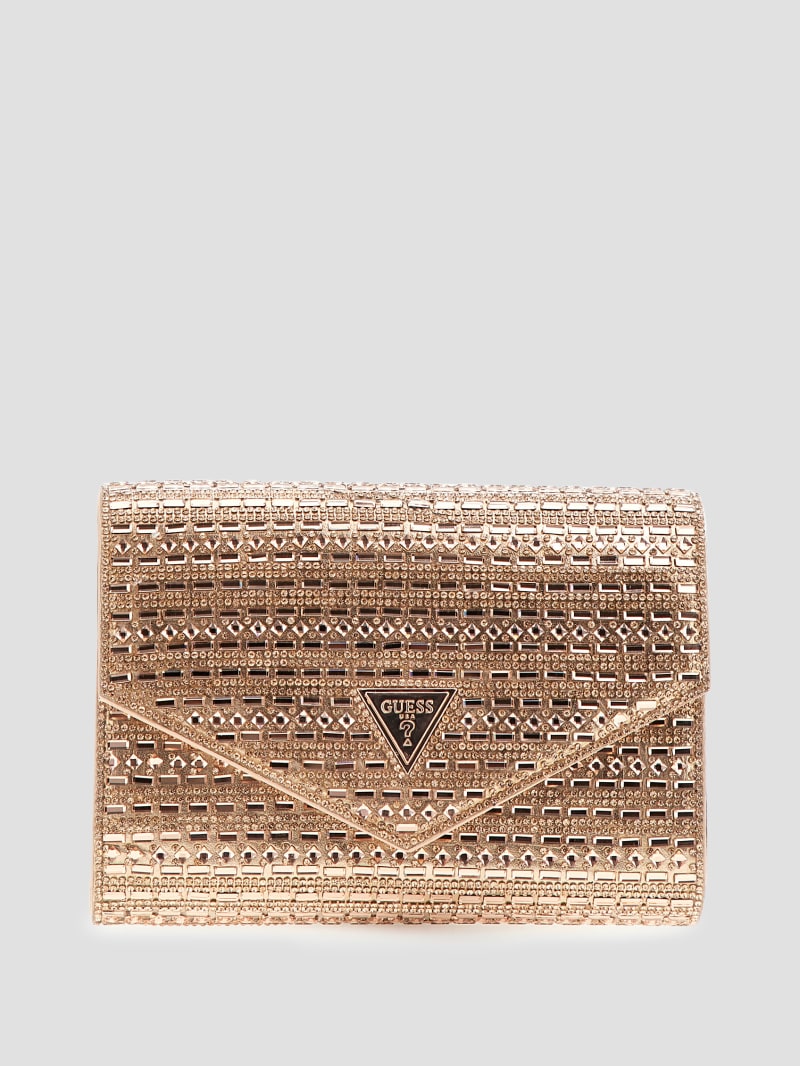 Dofy Crystal Clutch | GUESS Canada