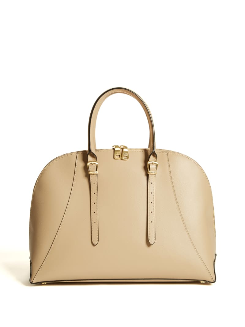 Guess LUXE LADY LUXE TOTE - Handbag - beige 