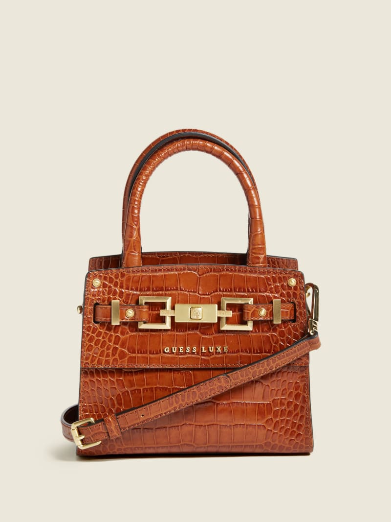 Guess Luxe, Bags, Guess Luxe Genuine Leather Crossbody Bag