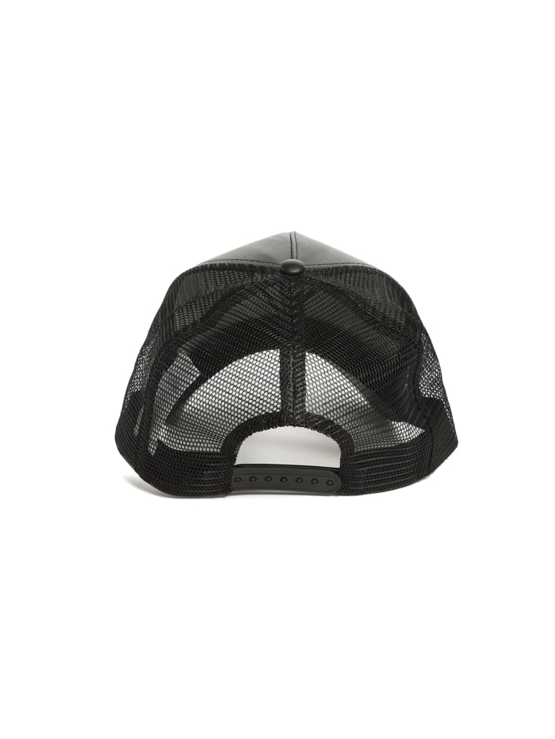 Black mesh online trucker hat