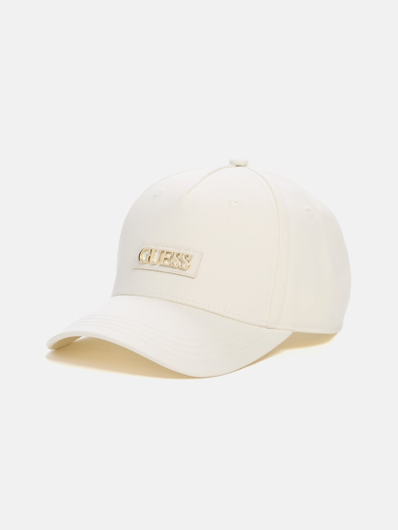 Faux-Leather Logo Patch Baseball Hat | GUESS Factory Ca