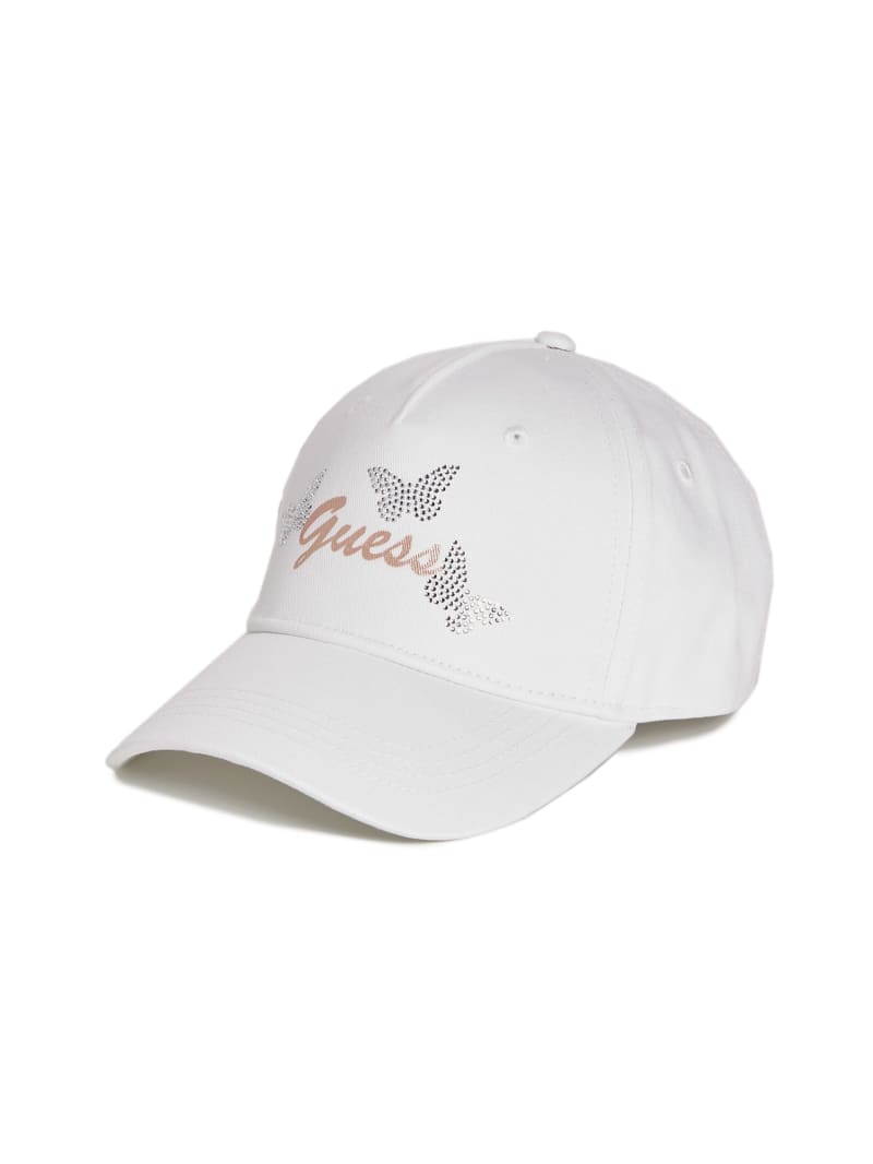 Rhinestone Butterfly Logo Baseball Hat