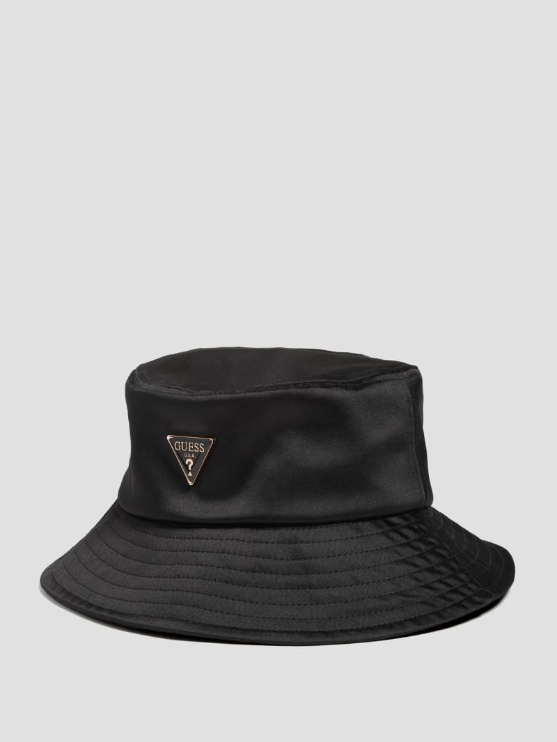 Kid's Satin-Lined Bucket Hat - Black - ShopperBoard