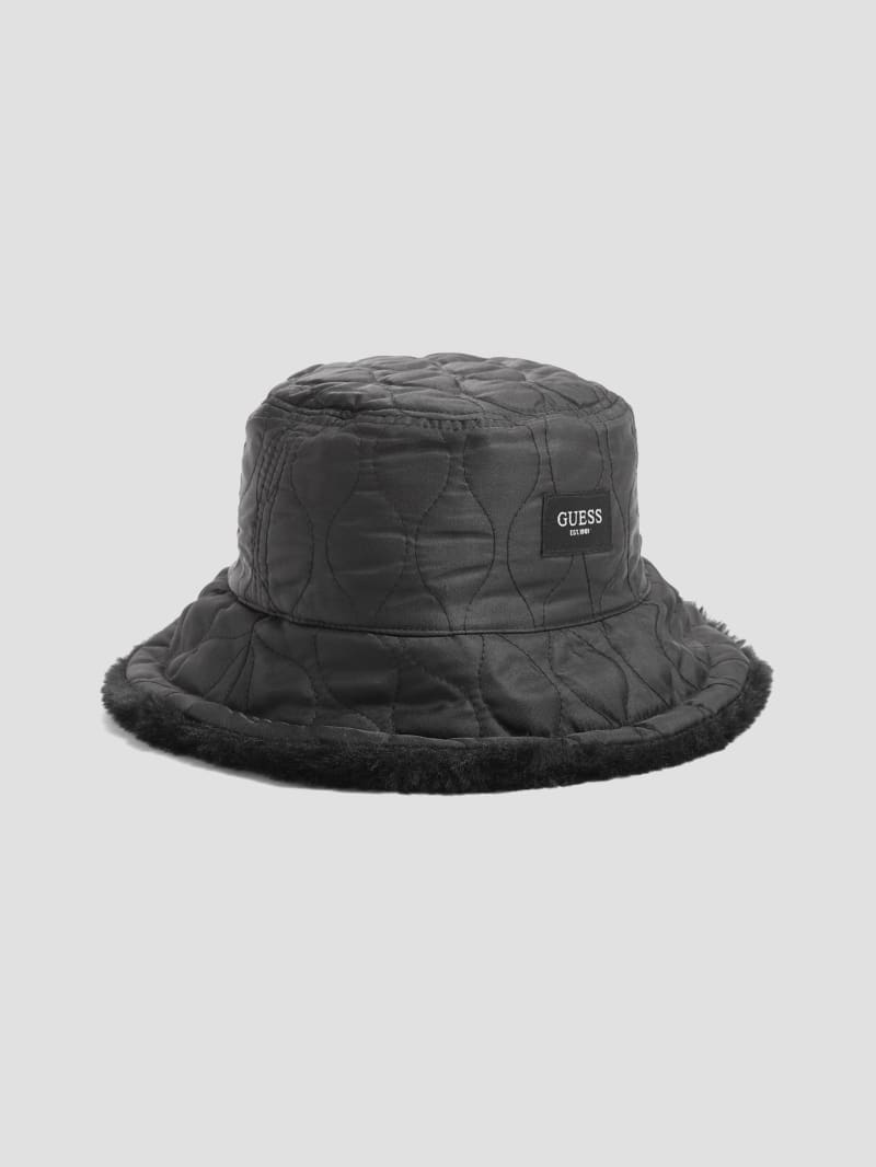 Reversible Faux-Fur Bucket Hat