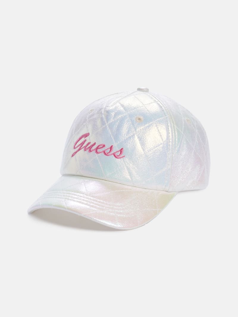 Quilted Iridescent Logo Baseball Hat GUESS Factory