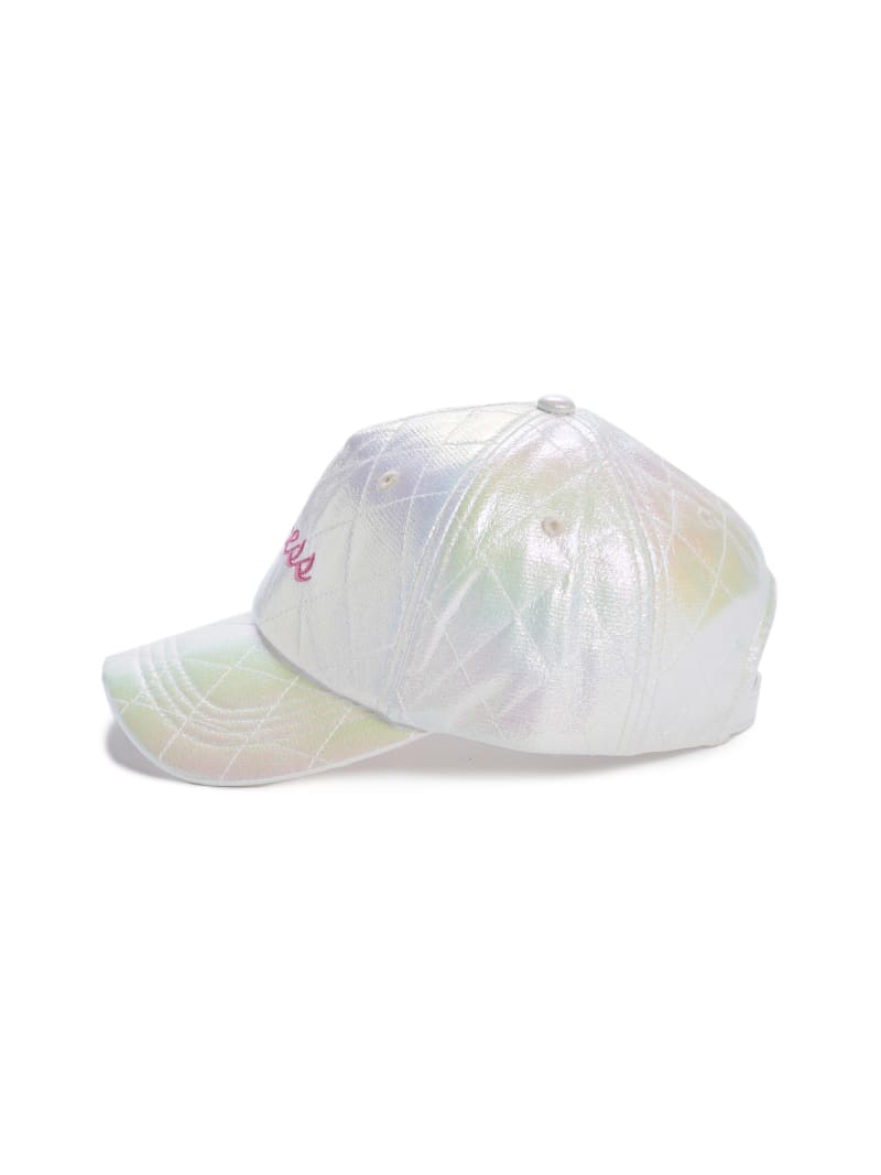 Quilted Iridescent Logo Baseball Hat | GUESS Factory