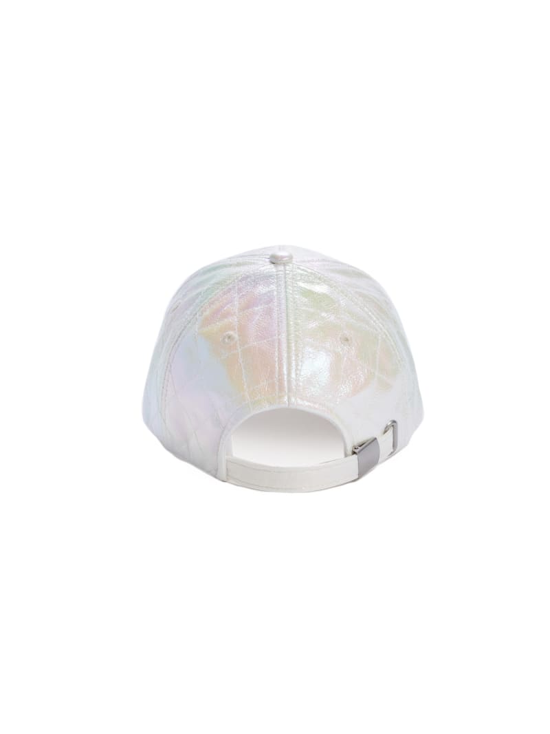 Quilted Iridescent Logo Baseball Hat | GUESS Factory