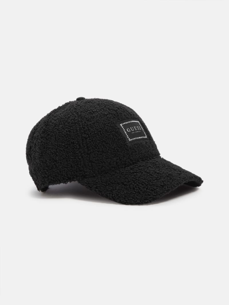 Rhinestone Sherpa Baseball Hat