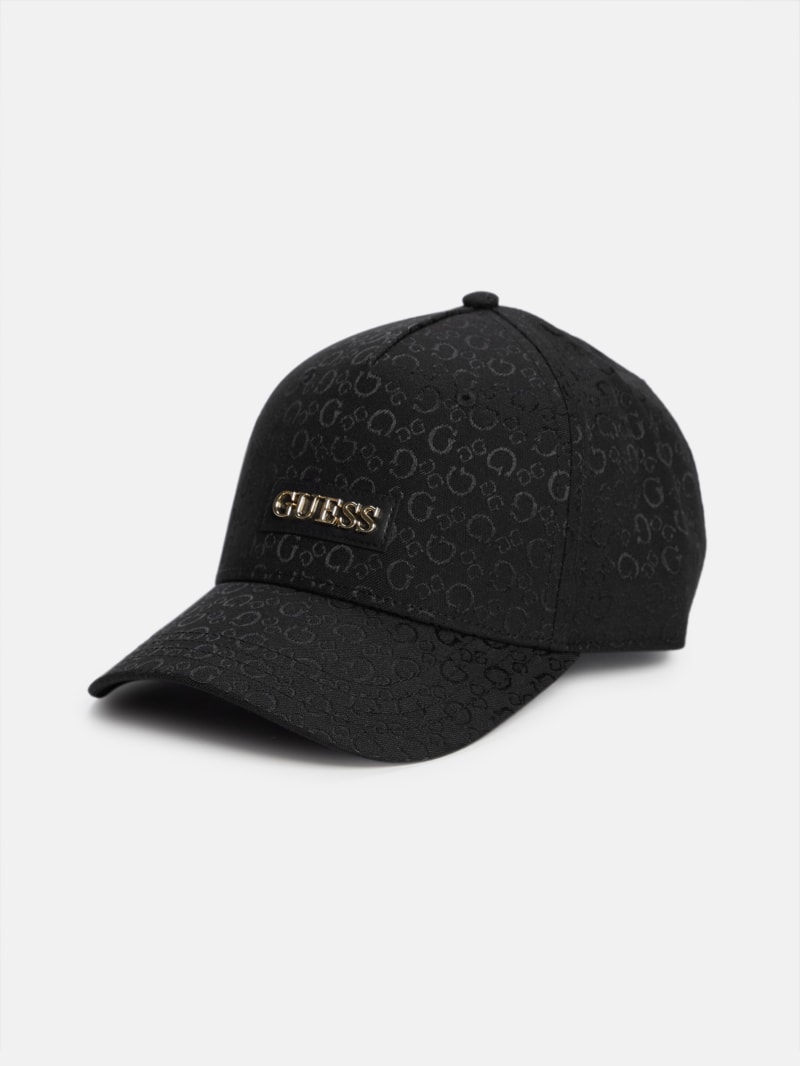 GUESS Eco Jeans Logo Baseball Cap – Berretto Uomo In Tessuto Di Qualità Con Chiusura Regolabile – Nero