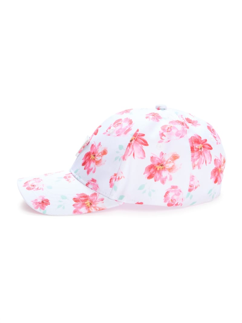 Floral Logo Baseball Hat | GUESS Factory