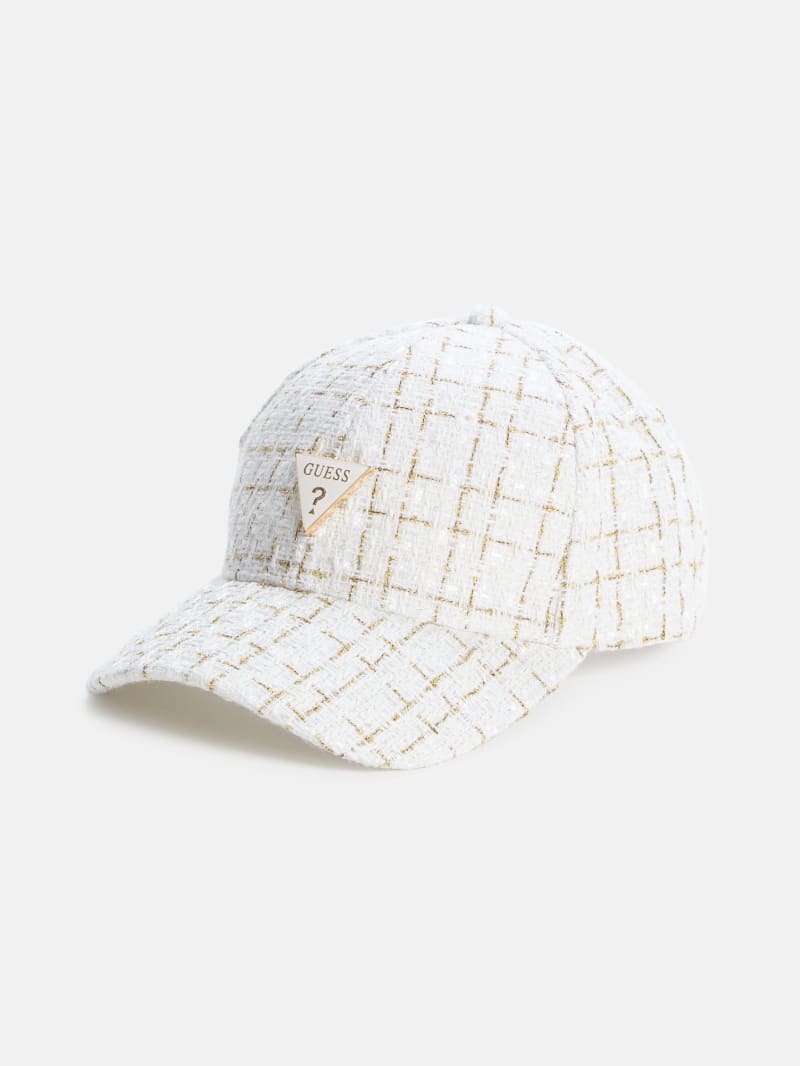 Tweed Baseball Cap | GUESS Factory
