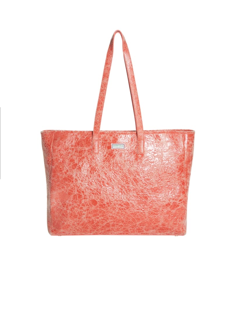 Cracked Leather Serapia Tote