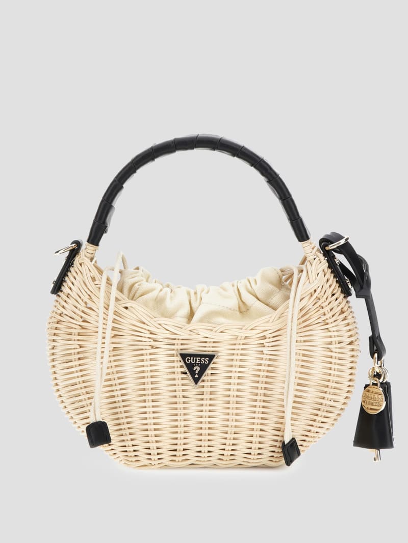Sveiney Straw Mini Shoulder Bag