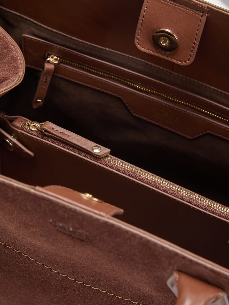 GUESS® Liza genuine leather handbag