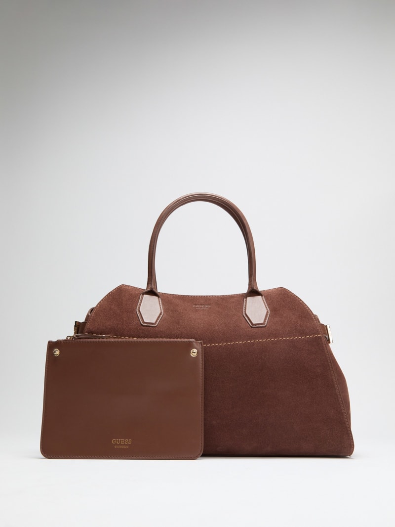 GUESS® Liza genuine leather handbag