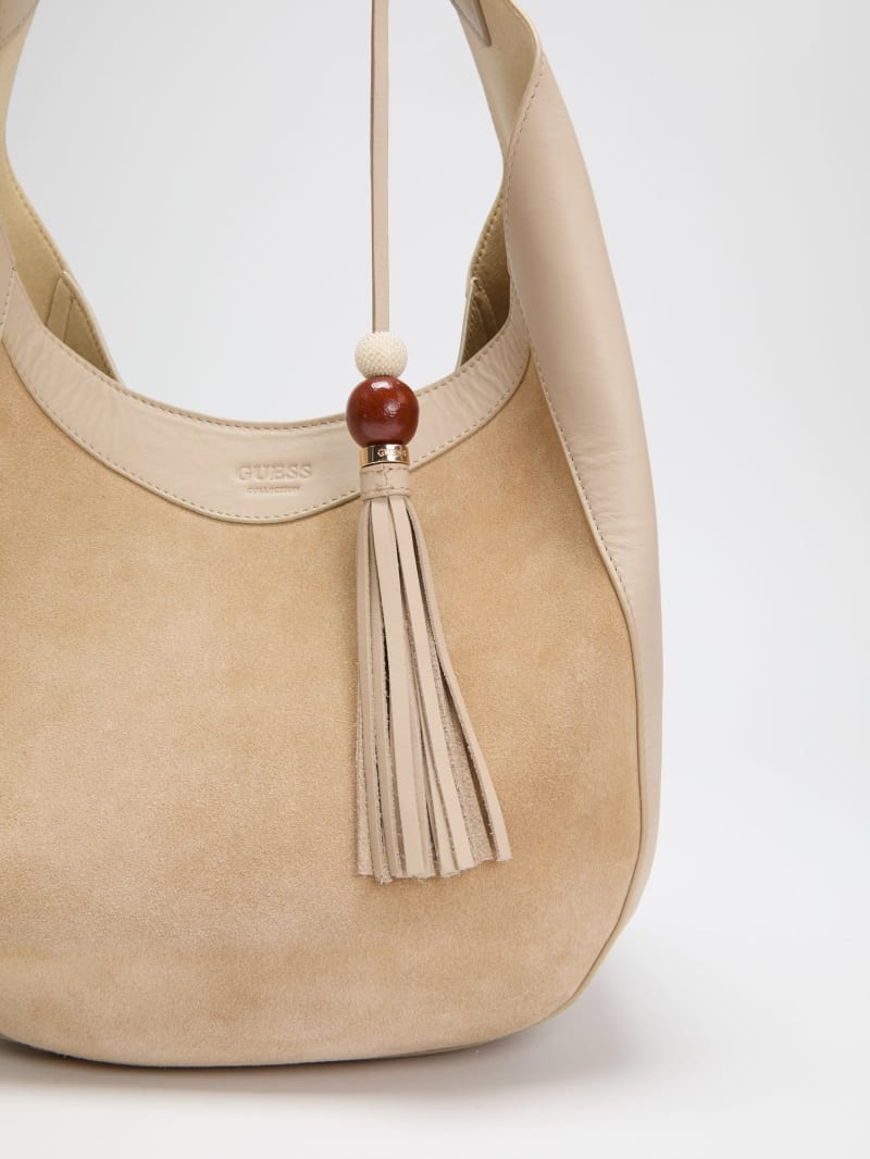 Nina genuine leather hobo bag