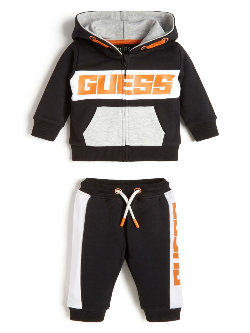 Color-Block Hoodie and Active Pants Set (3-18M)