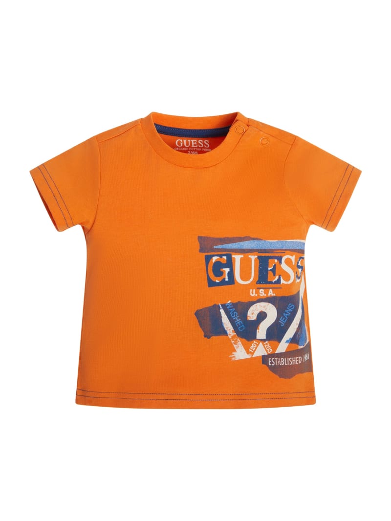 Guess top colorful tee