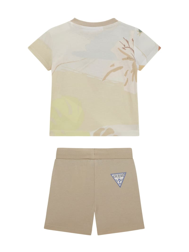 Desert Print Tee and Drawstring Shorts Set (0-24M) | GUESS