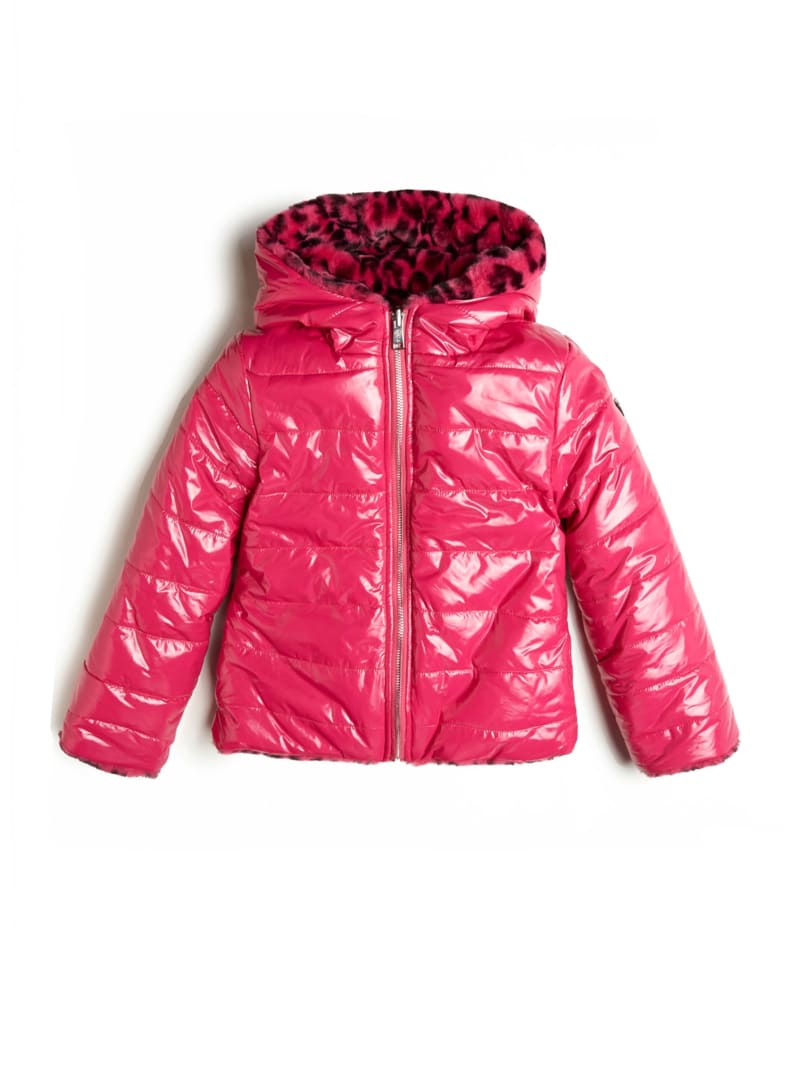 Guess pink puffer jacket clearance