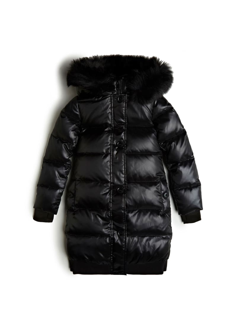 Faux-Fur Longline Puffer Jacket (7-14) | GUESS