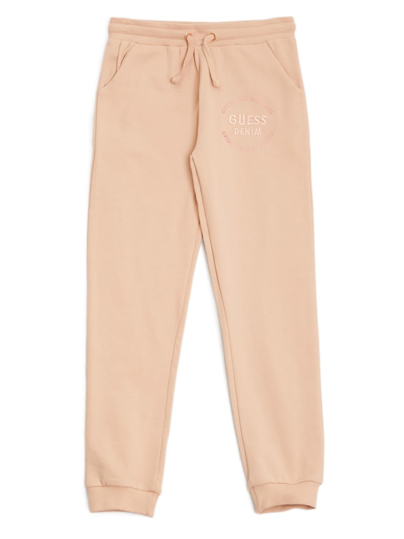 pink metallic joggers