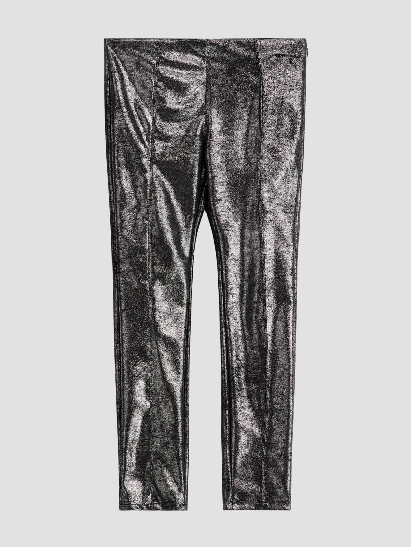 Coated Faux Suede Leggings 7 16