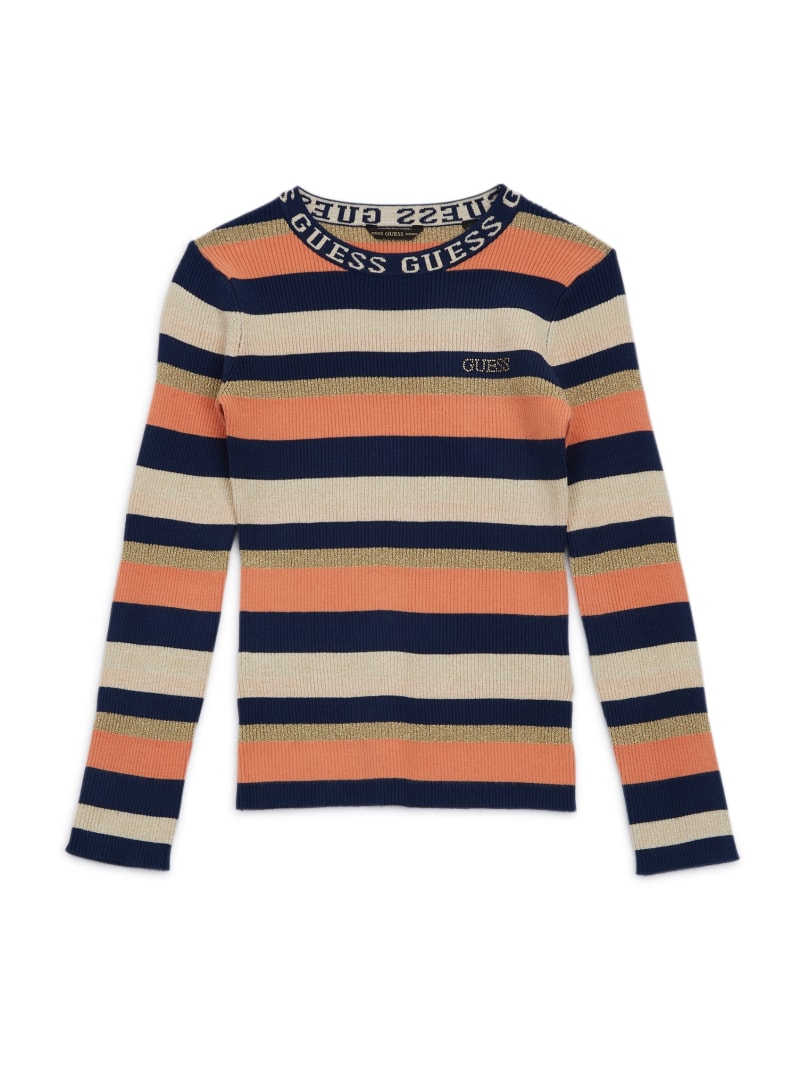 Metallic Striped Sweater (7-16)