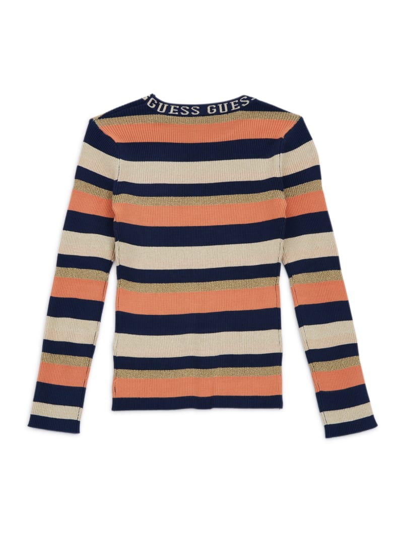 Guess striped sweater sale