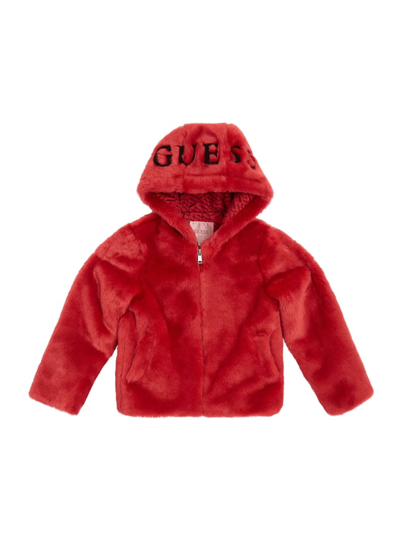 Guess jacket fur hot sale