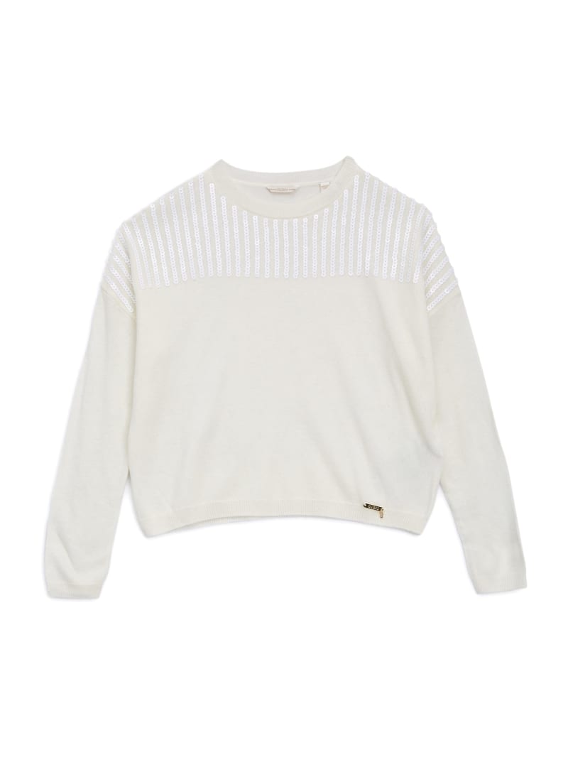 Cashmere-Blend Sequin Sweater (7-16)