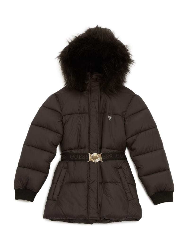 Blissful Belted Puffer Coat (7-14)