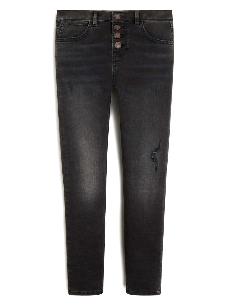 Button-Fly Skinny Jeans (7-14)