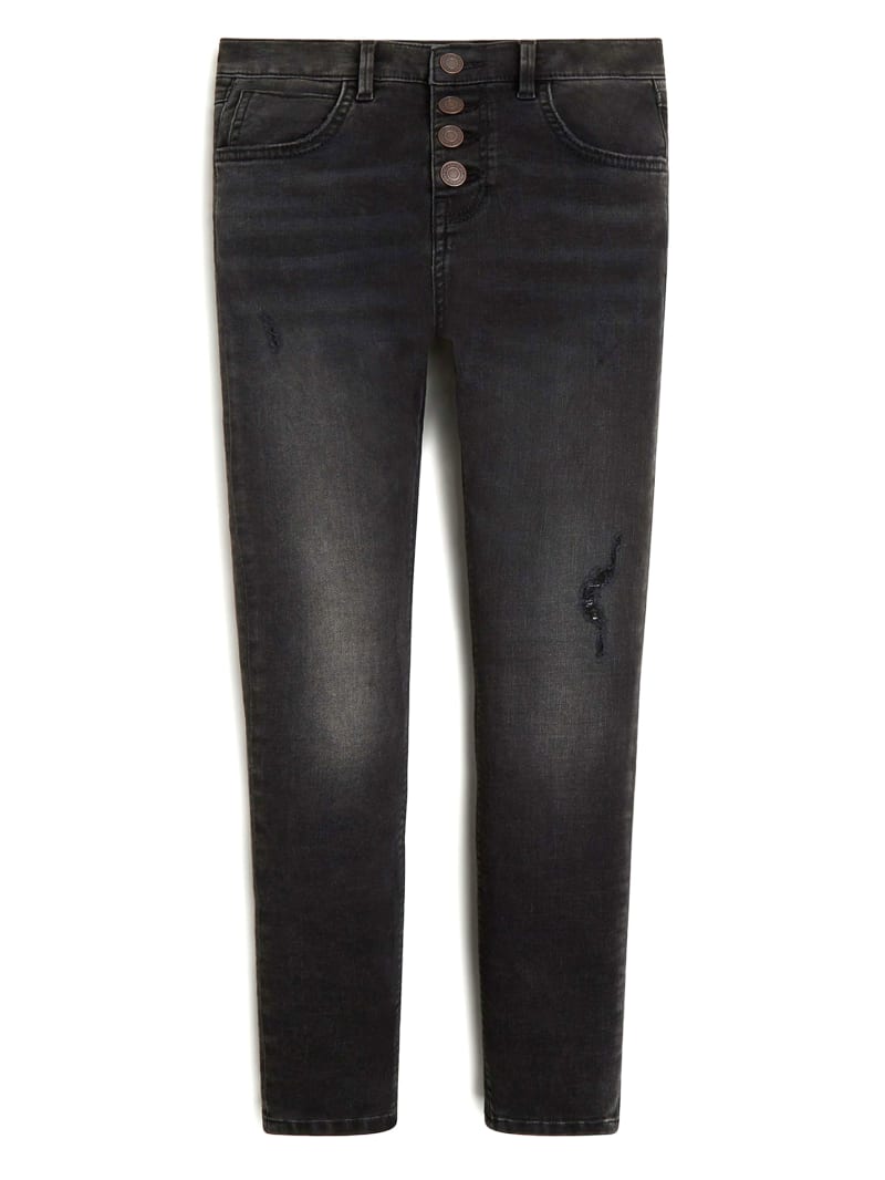 Button Fly Skinny Jeans 7 14