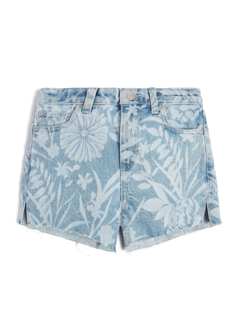 Eco MiniMe Floral Denim Shorts 7 16 GUESS Canada