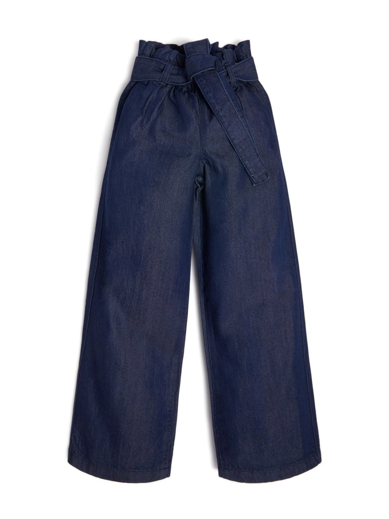 Eco Denim Paperbag Pants 7 16 GUESS Canada